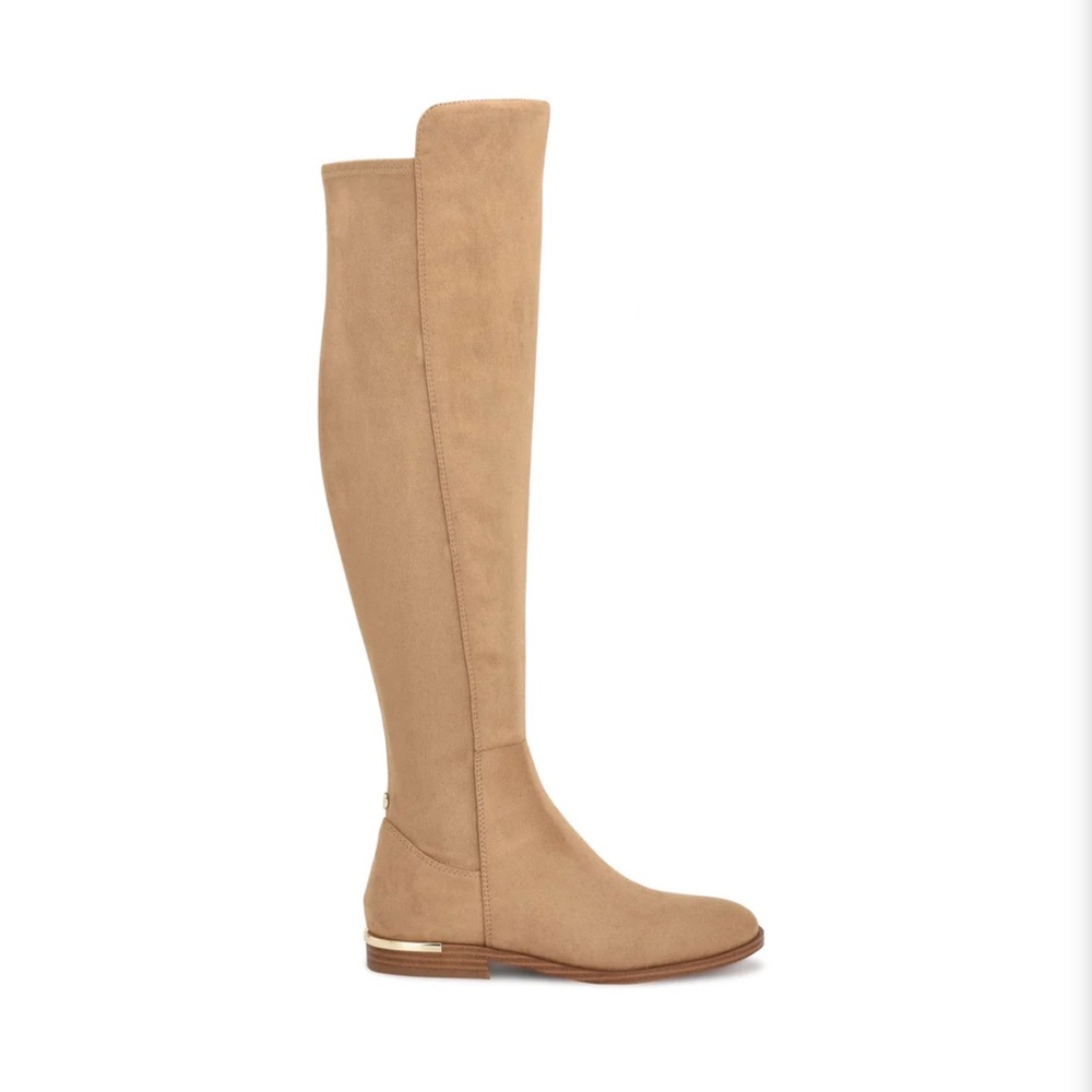 Nine West - Women's Allair Over The Knee Boots - TAN SUEDE - Sz 9